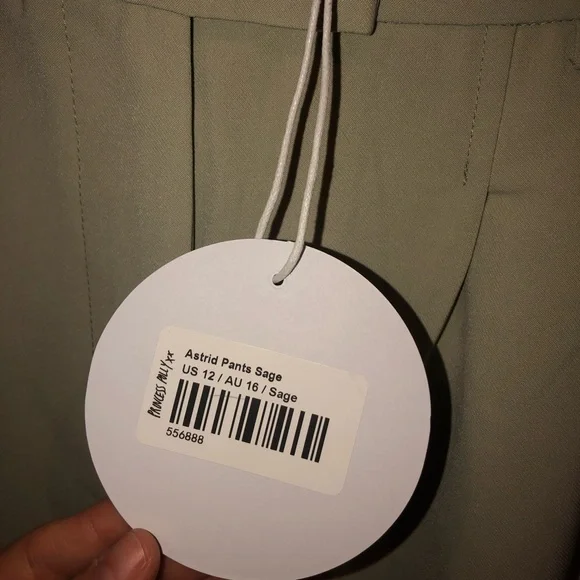 ๐ Princess Polly Astrid Pants in Sage - Picture 12 of 16